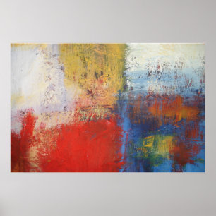 Abstrato de pintura moderna Impressão de arte