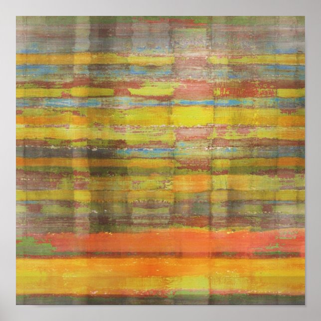 Abstrato de Poster de arte ao quadrado (Frente)