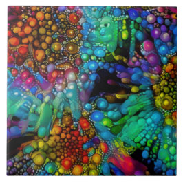 Abstrato de Queimaduras Psicodélicas