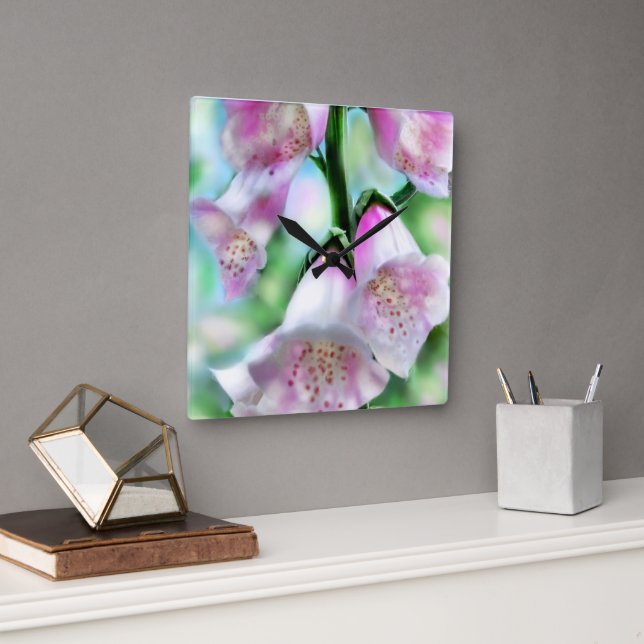 Abstrato de Relógio de Parede Colores de Pastel Ro (Escritório)