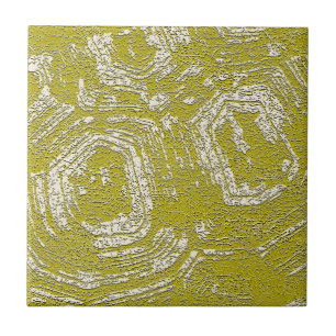 Abstrato de Shell de Tortoise de Mostarda por Leah