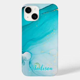 Abstrato de Teal Azul Moderno Personalizado