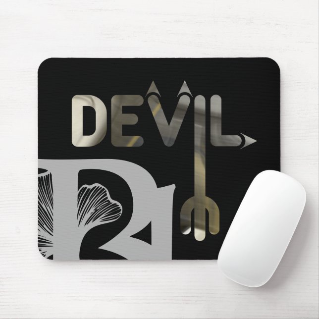 ABSTRATO de Tendência do Mousepad do DEVIL - Arte  (Com mouse)