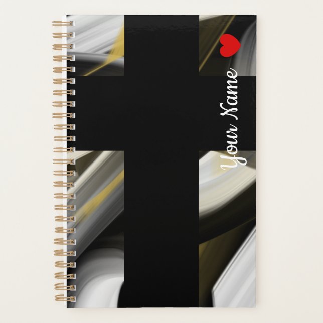 Abstrato de Tendência do Planejador Arte Preta Dou (Frente)