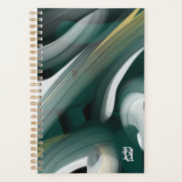 Abstrato de Tendência do Planejador Arte Preta Ver