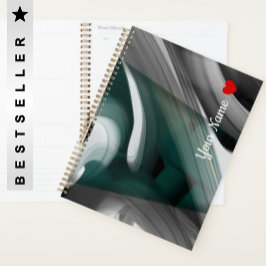 Abstrato de Tendência do Planejador Arte Preta Ver