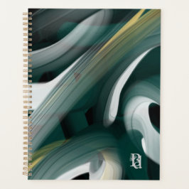 Abstrato de Tendência do Planejador Arte Preta Ver