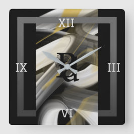 Abstrato de Tendência do Relógio de Parede Decodif