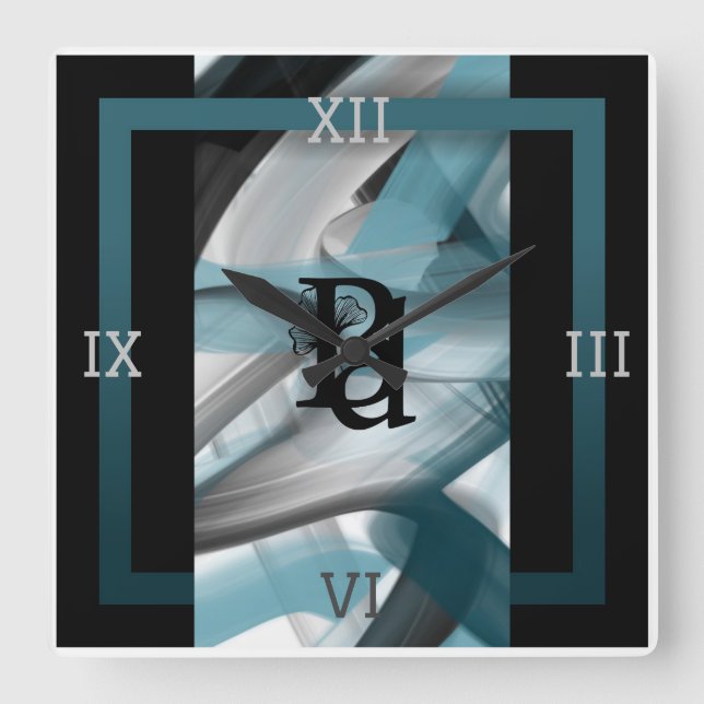 Abstrato de Tendência do Relógio de Parede para Ca (Frente)