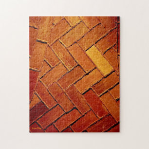 'Abstrato de tijolo' Quebra-cabeça de serra