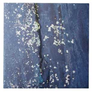 Abstrato de Tinta Azul Semeada