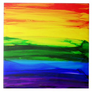 Abstrato de tinta de álcool arco-íris