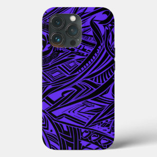 Abstrato de Tribal Negro E Roxo