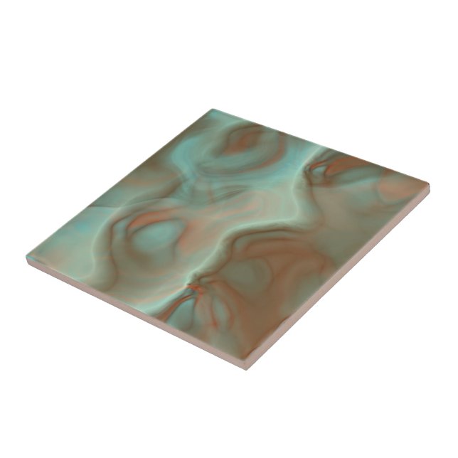 Abstrato de Turiquesa e Mármaco (Lateral)