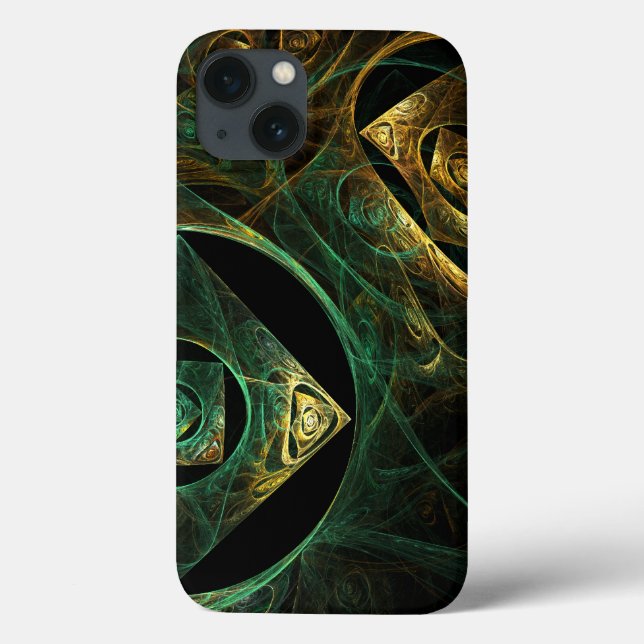 Abstrato de vibrações mágicas no iPhone 6 Case (Verso)