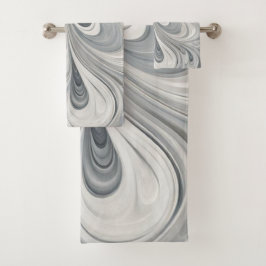 Abstrato deixa 2 toalhas de banho