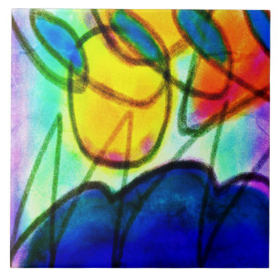 Abstrato digital colorida