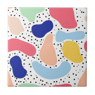 Abstrato divertido, crianças modernas bonitas, fi