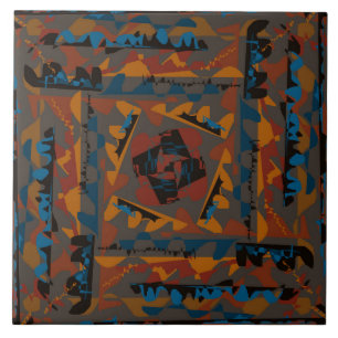 Abstrato do Estilo Sudoeste - Design de Marcha Est