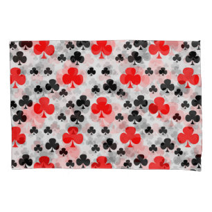 Abstrato do Red Black Clover Club - Padrão Design