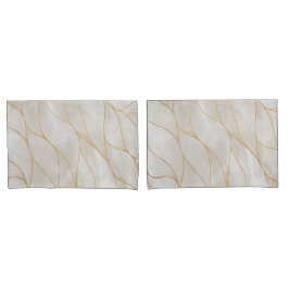 Abstrato Dourado Folhas Trabalho de arte | Piloto