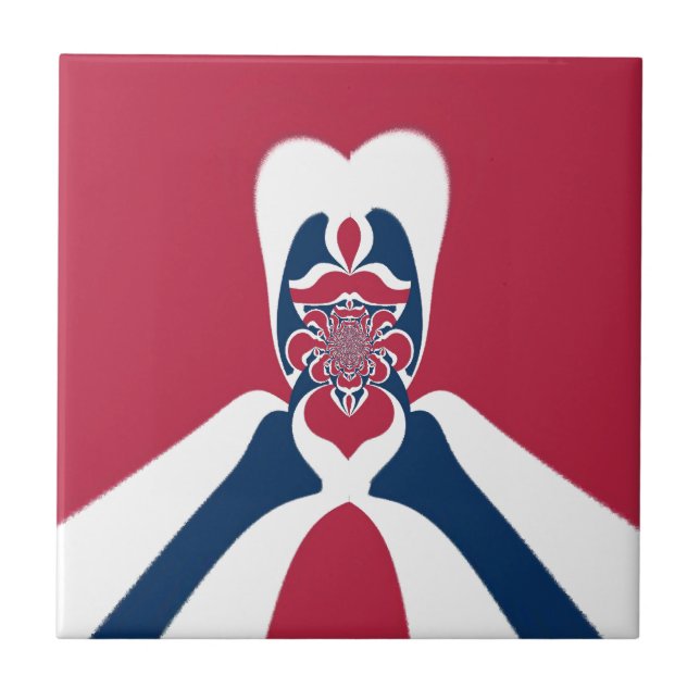 Abstrato E.T. Art Impressão (Frente)