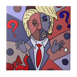 Abstrato engraçado da arte de Donald Trump