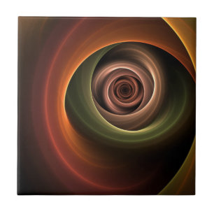 abstrato espiral 3D Cores quentes quentes Arte Fra
