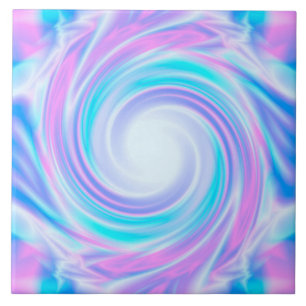 Abstrato espiral pastel líquido cor púrpura impres