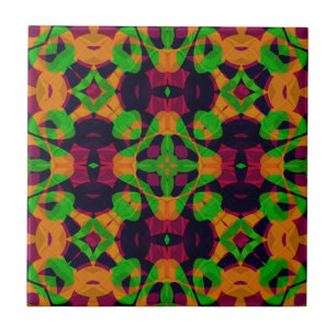 Abstrato etno modo impressão ornamental caleidosc