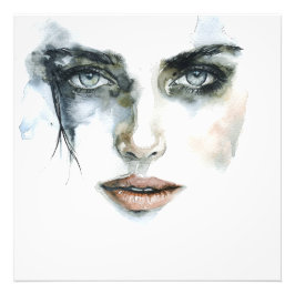 Abstrato Expressionismo Foto Retrato de Mulher