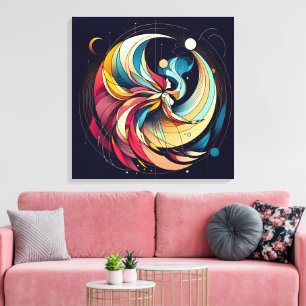 Abstrato Fairy Art Stretch Canvas