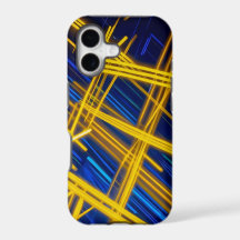 Abstrato Ficção Científica Geométrico Escuro Neon