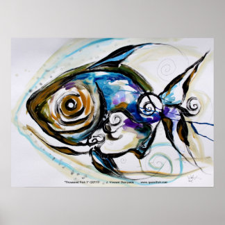 Abstrato Fish Poster / Design por VinnyFish