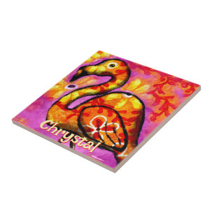 Abstrato Flamingo Bird Personalizado