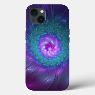 Abstrato Floral Beauty Fractal Colorida Flor