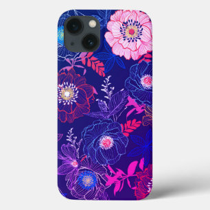 Abstrato Floral Design colorido