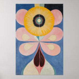 Abstrato Floral Impressão - Pastéis - Geométrico