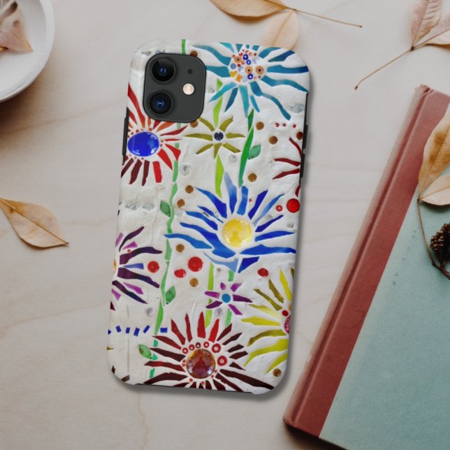 Abstrato Floral OtterBox capas de iphone (Criador carregado)