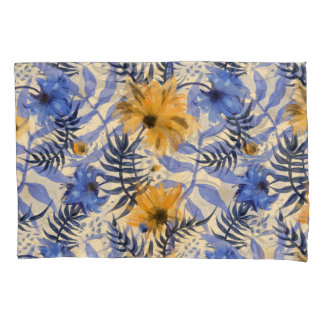 Abstrato Floral: Padrão Moderno de Aquarela