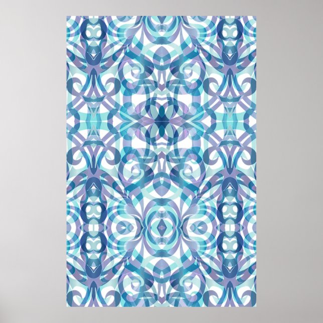 abstrato Floral poster (Frente)