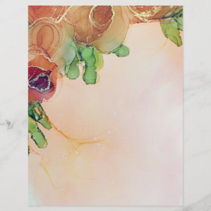 Abstrato Floral Scrapbook Paper