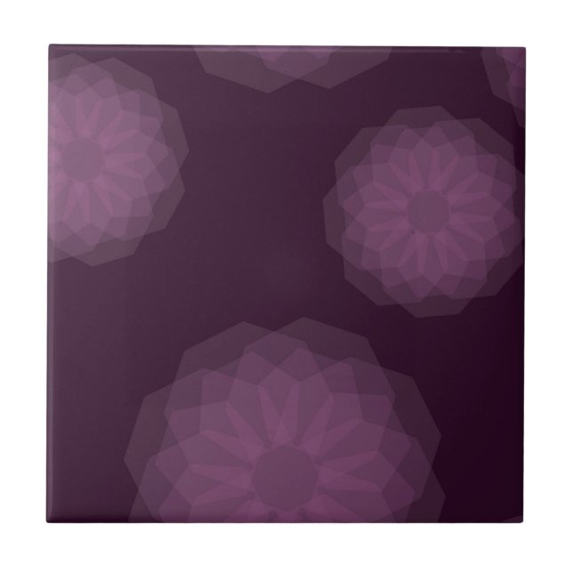 Abstrato floral simples, roxo, legal e moderno (Frente)