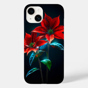 Abstrato Floral: Uma Design Escura e Sonhadora