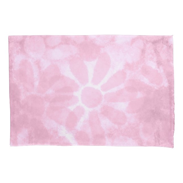 Abstrato Floral Whimsic Flor Rosa Pastel (Frente)