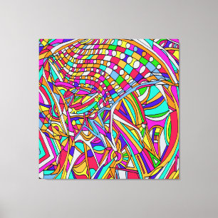 Abstrato floresce Canvas Art