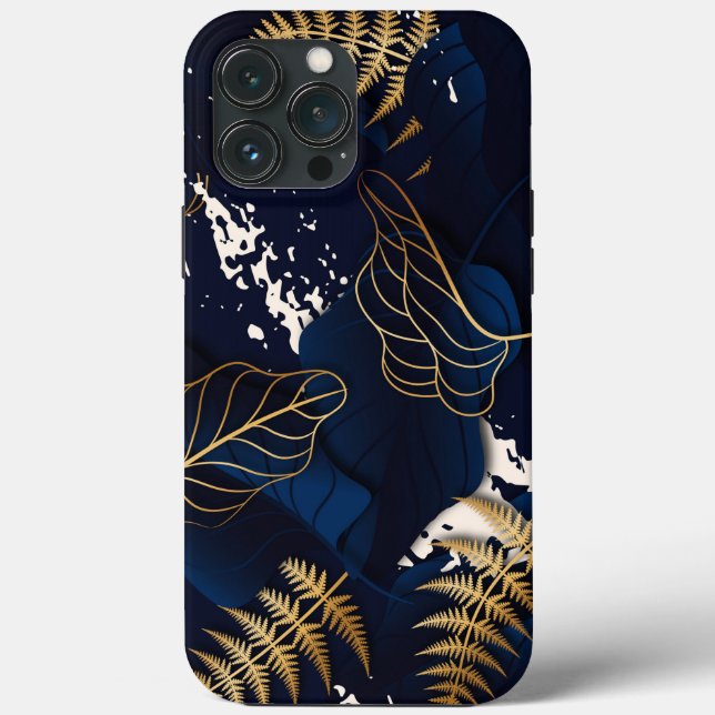 Abstrato Foliage Floral Case-Mate capas de iphone (Verso)