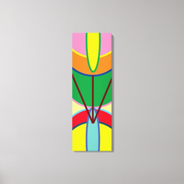 "Abstrato Fusion" "Stretch Canvas Print (Frente)