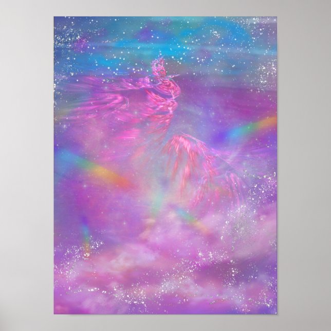 Abstrato Galaxy Poster (Frente)