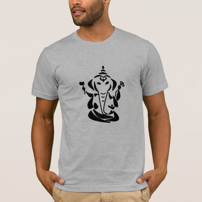 Abstrato Ganesh - Camisa Yoga (Frente)